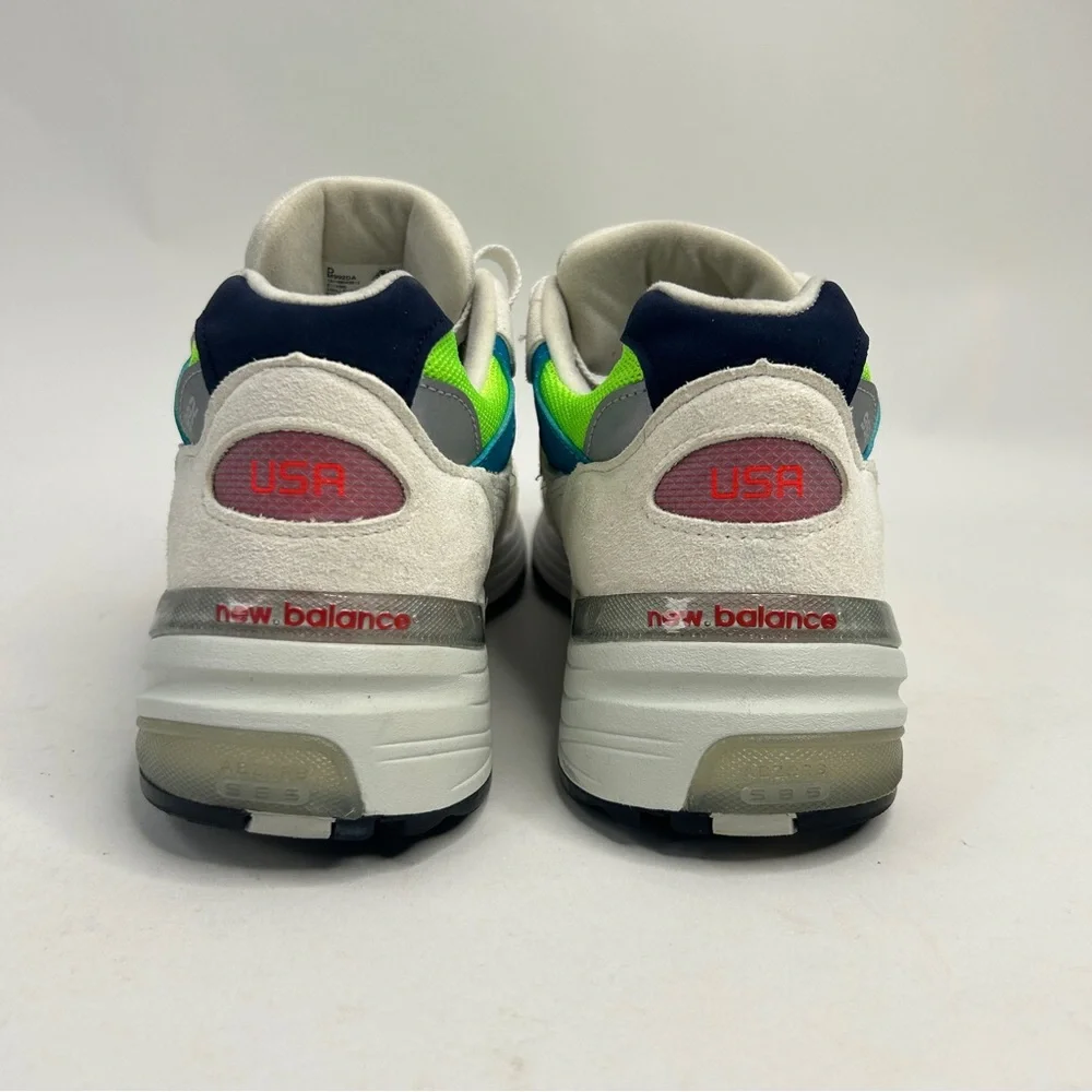 New Balance 992 “White Neon Cyan” 2023 - Picture 5 of 8